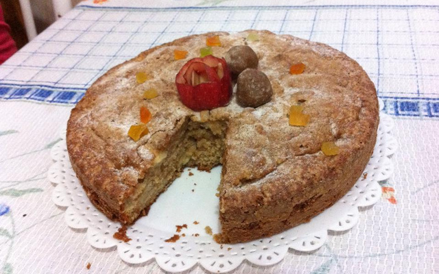 Bolo delicioso de maçã