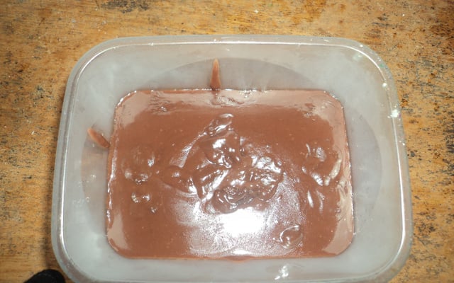 Brigadeiro de colher feito com leite em pó