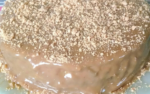 Bolo junino de paçoca