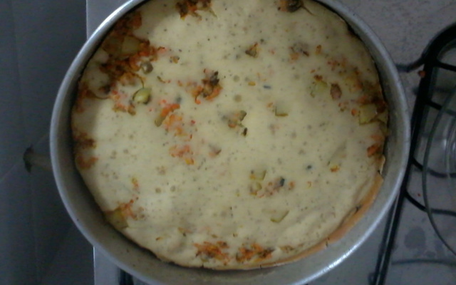 Torta salgada light rápida