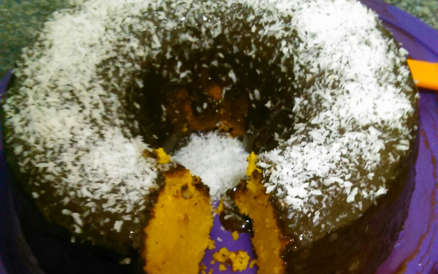 Bolo de cenoura da Kel