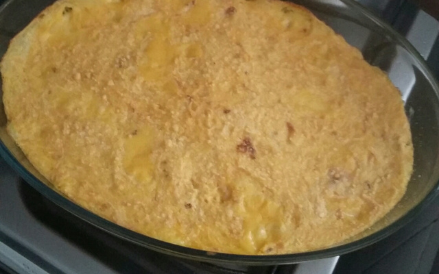 Frango com creme de milho