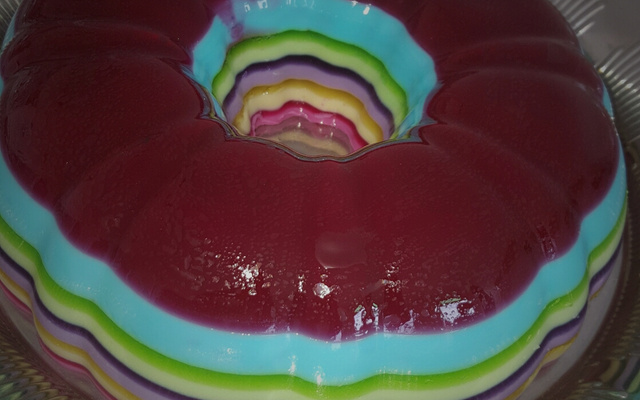 Gelatina multicolorida da Lu