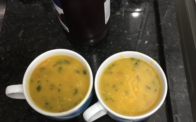 Caldo de mandioquinha