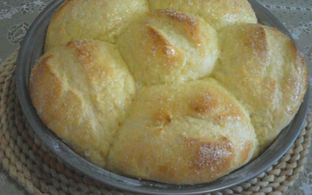 Pão doce de Mandioquinha