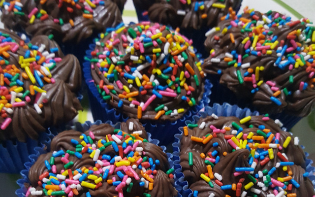 Cupcake de brigadeiro