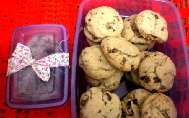 Cookie de chocolate tradicional