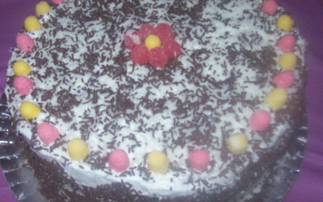 Torta gelada de chocolate