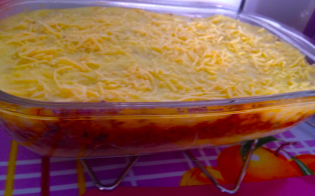 Escondidinho de batata com carne moída