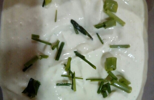 Patê de ricota com cebolinha da Thaty