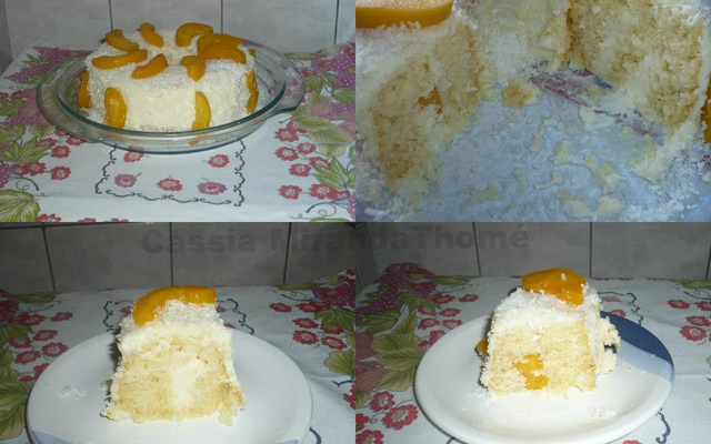 Bolo de Pêssego
