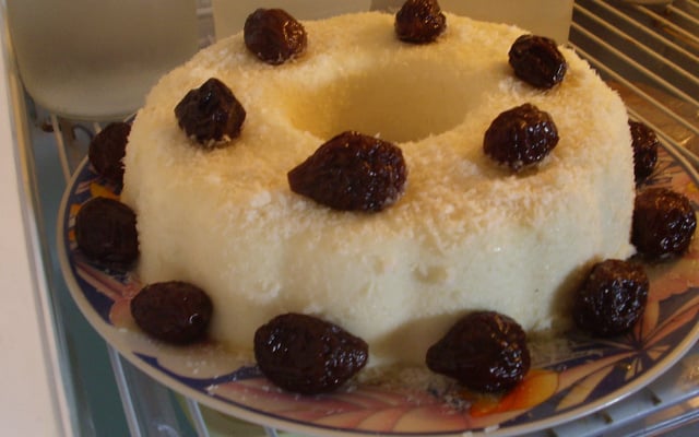 Pudim de geladeira sabor coco