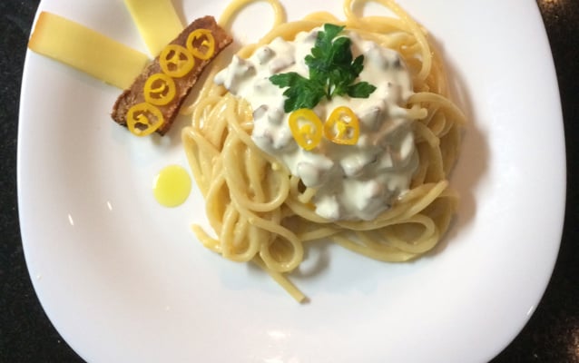 Macarrão à carbonara