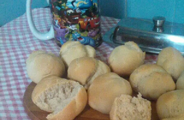 Pão caseiro da Elaine