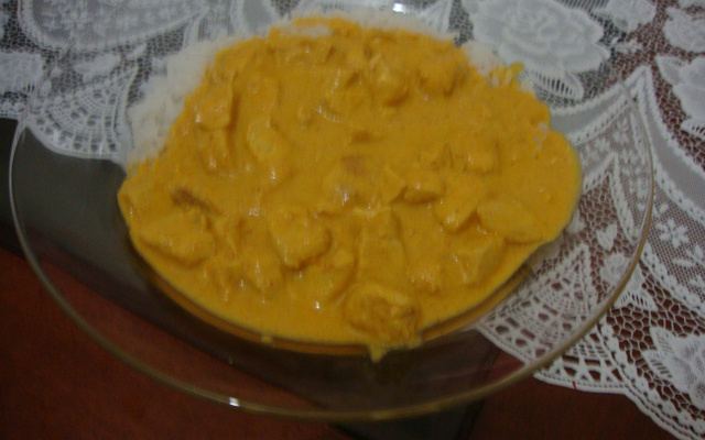 Estrogonofe de frango da Lais