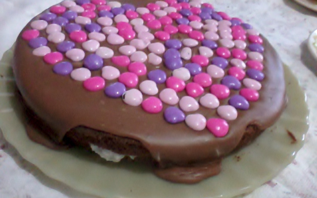 Bolo brigadeiro de chocolate