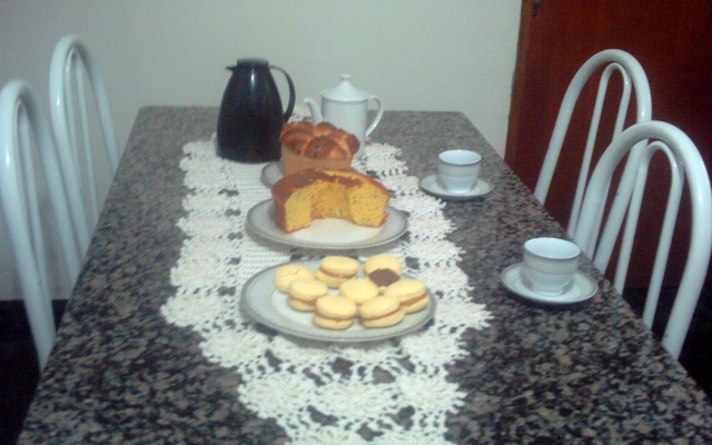 Bolo de creme de milho