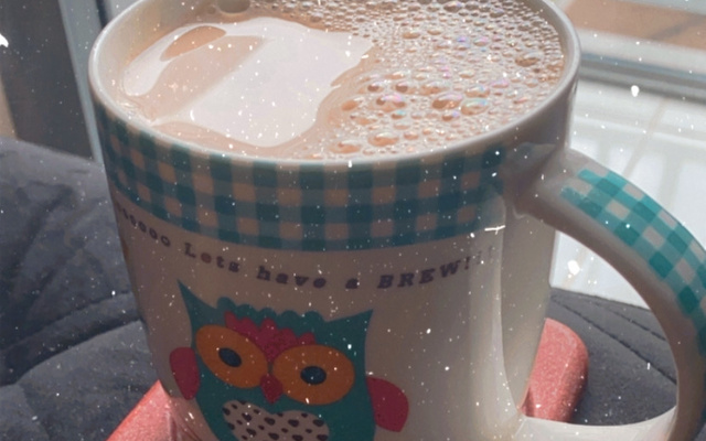 Queimadinha de leite com canela