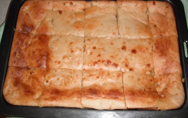 Torta de frango macia de batedeira