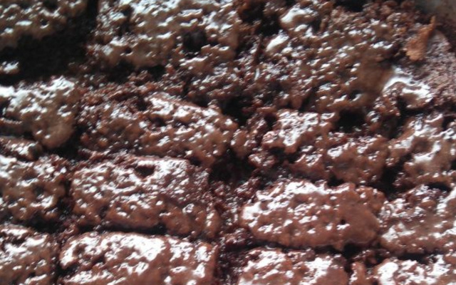 Bolo de chocolate aerado