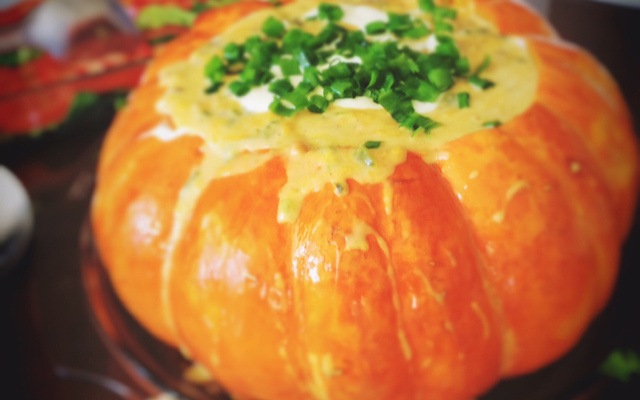 Carne de sol na moranga