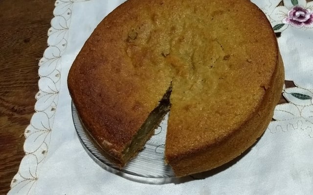 Bolo de banana da terra