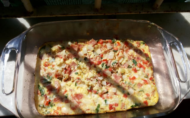 Omelete de forno sem óleo