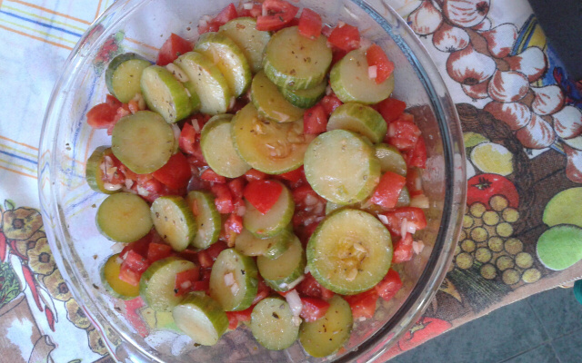 Salada de abobrinha
