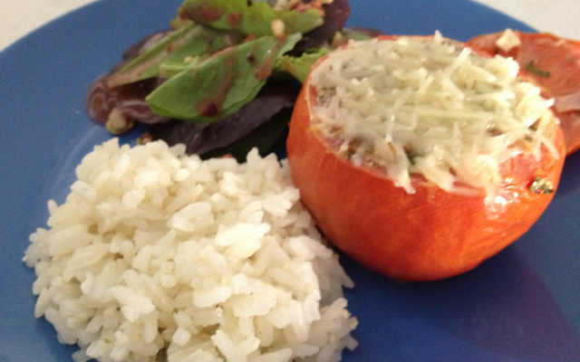 Tomates Recheados com Carne (Tomates Farcies)