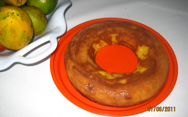 Bolo de milho no liquidificador