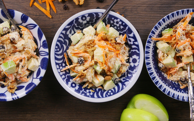 Salpicão com maçã verde