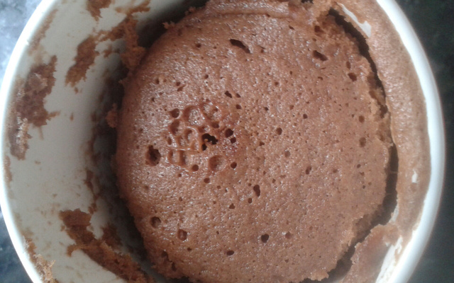 Bolo de caneca sem ovo e sem óleo