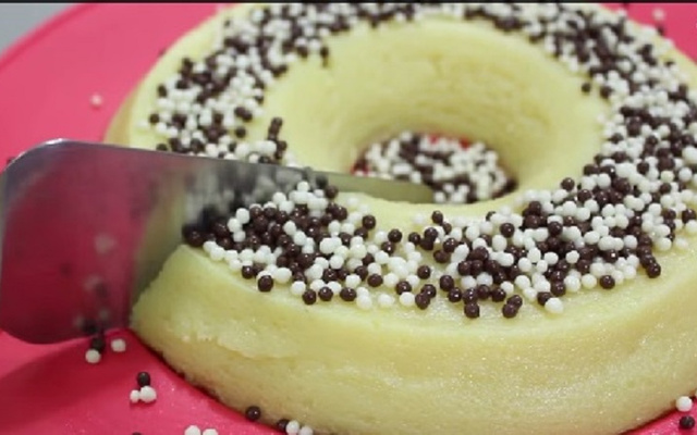 Brigadeirão de chocolate branco