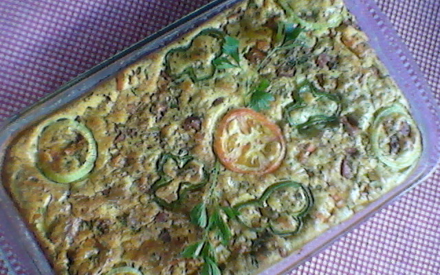 Torta rápida de salsicha