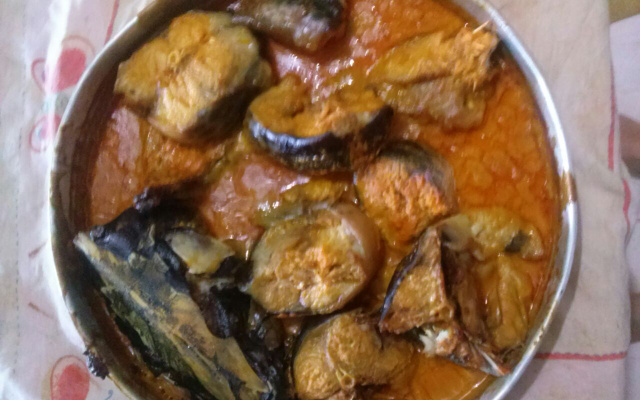 Peixe pintado ao requeijão