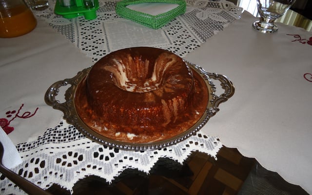 Bolo de sorvete caseiro