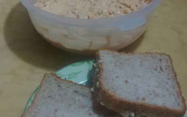 Patê de frango (para sanduíche natural)
