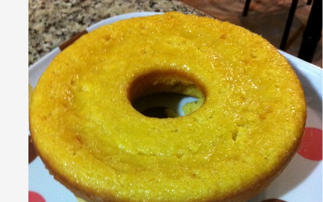 Bolo de milho sem fubá