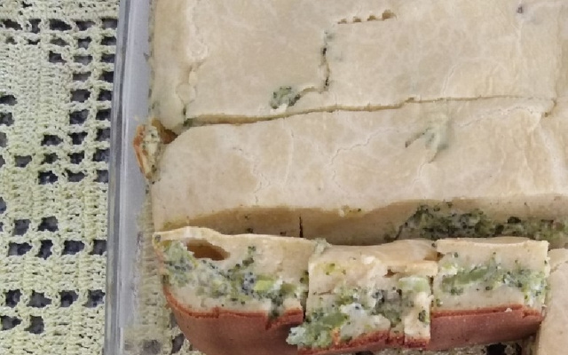 Torta de brócolis fácil