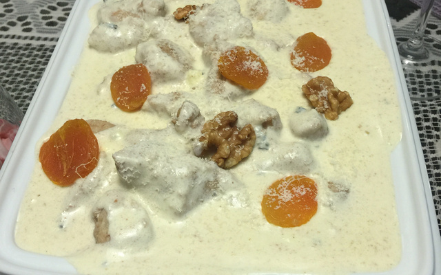 Nhoque ao molho de gorgonzola