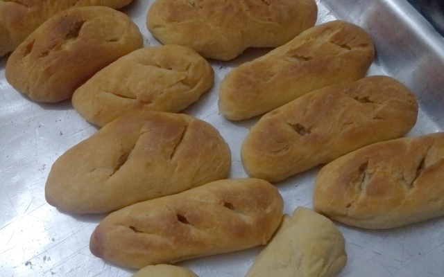 Massa de pão sem ovo