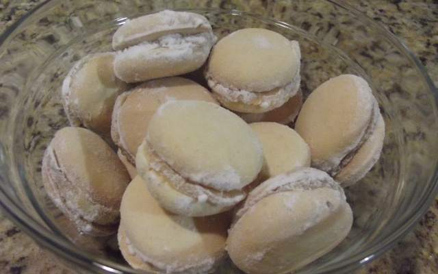 Alfajor de amido de milho (Maisena)