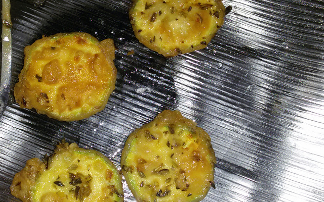 Abobrinha frita e crocante simples