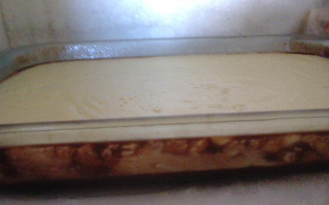 Sorvete de leite com chocolate