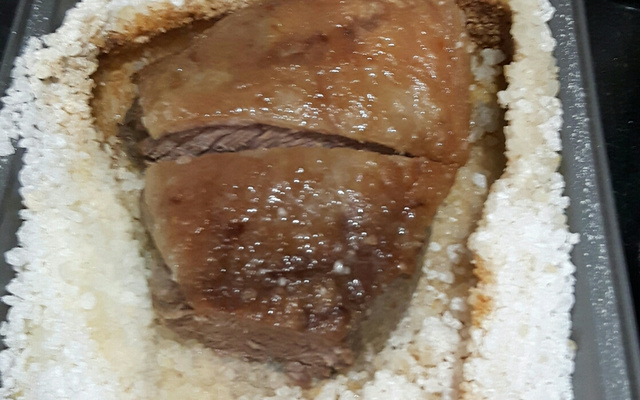 Picanha ao Forno com Sal Grosso