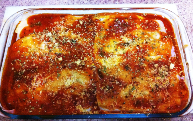 Lasanha de berinjela super rápida