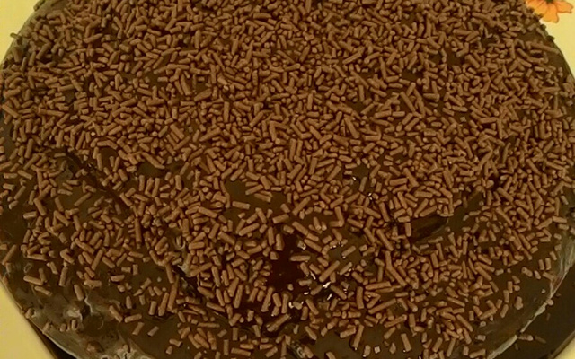 Bolo de chocolate macio