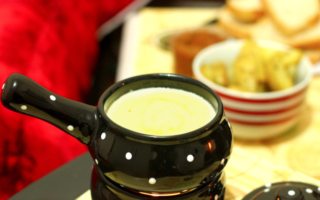 Fondue de queijo (barato)