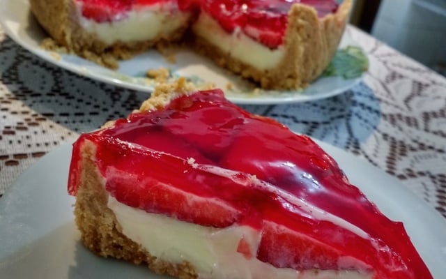 Torta de morango sem segredo