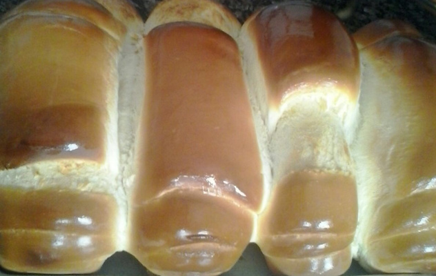 Pão caseiro da tia Carmem